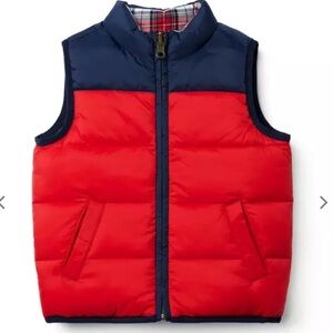 Janie and Jack - The Reversible Tartan Puffer Vest